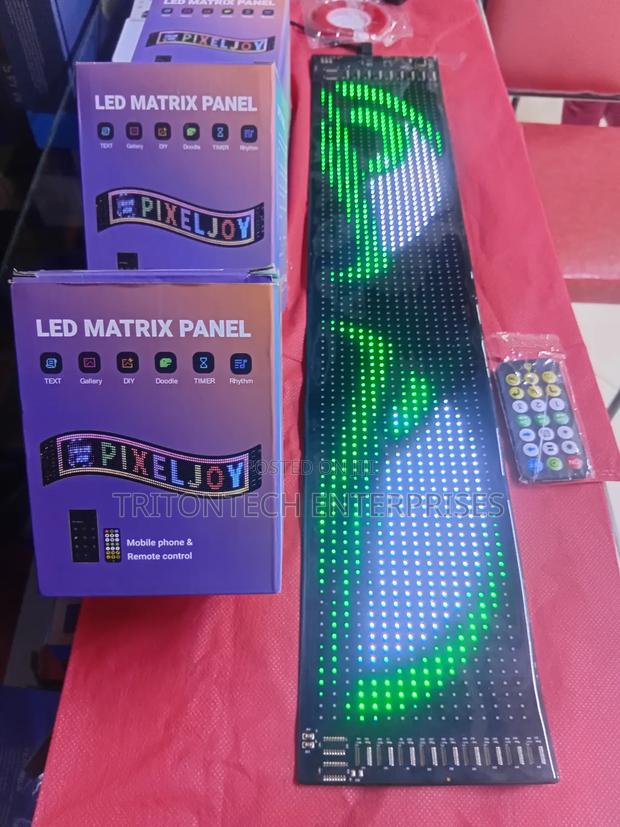 Car Led Matrix Panel Remote Control + Mobile Phone App Control - thumbnail 2