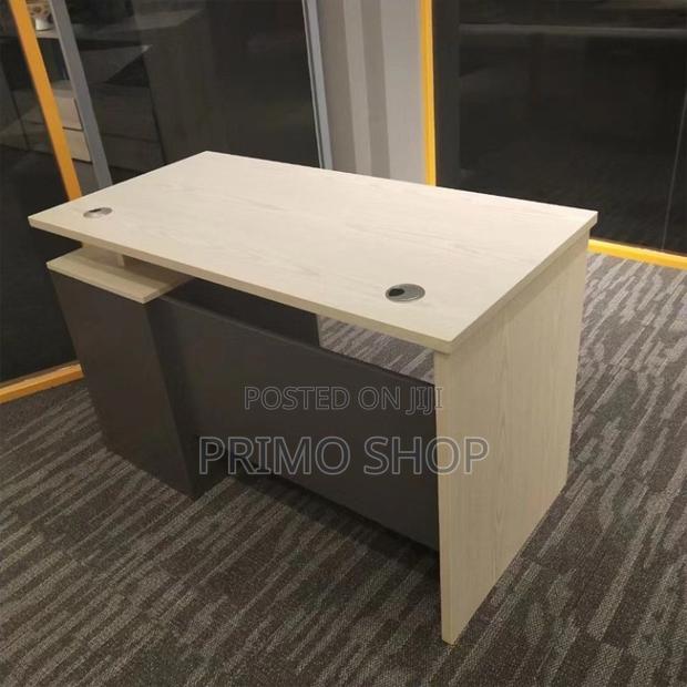 Office Desk : 120cm Lustrous Grain Detail Office Desk