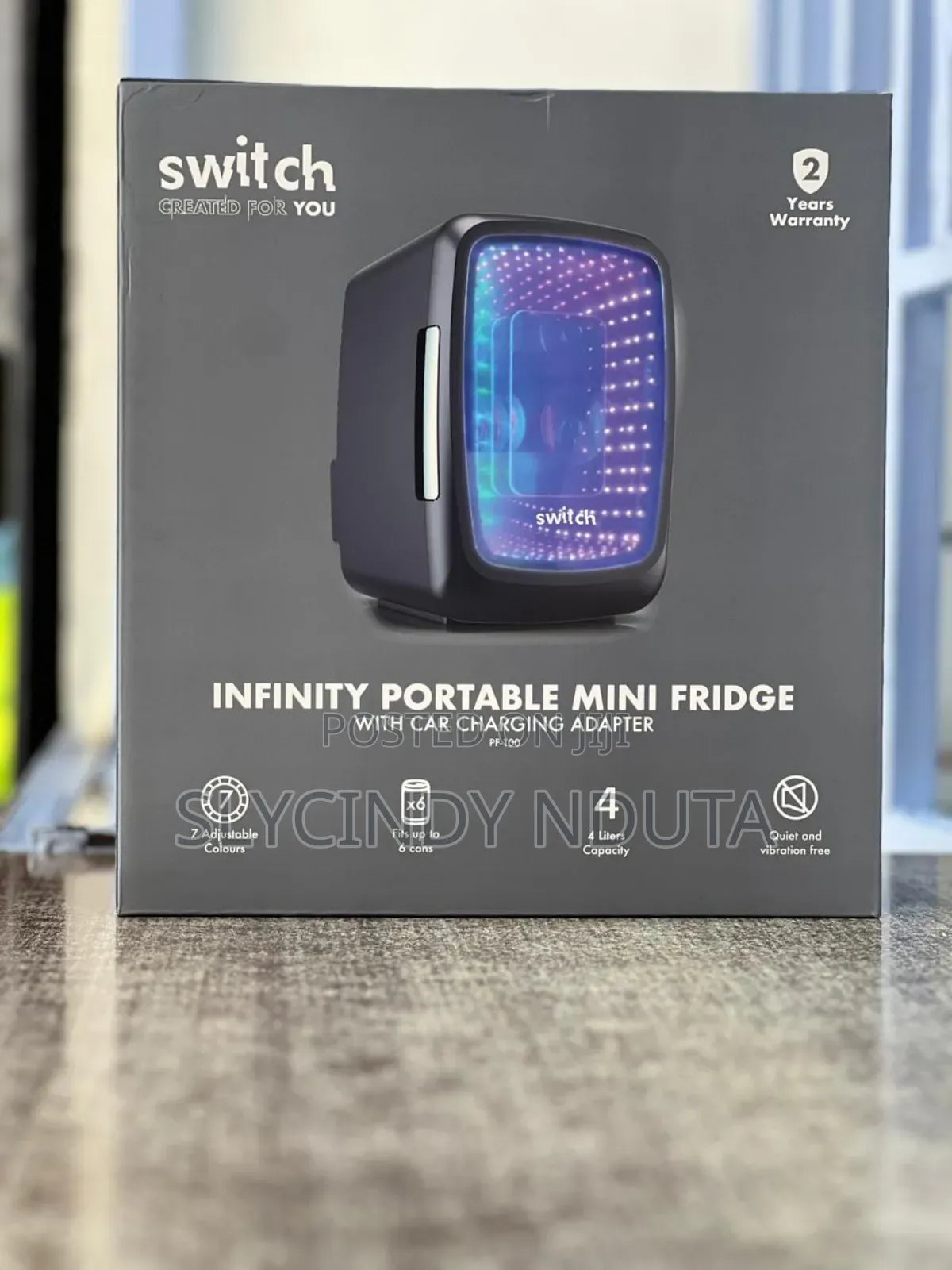 Switch Infinity Led Light Portable Mini Fridge