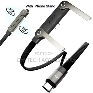 Earldo 240w Type-C to Type-C Fast Charging Cable Phone Holder