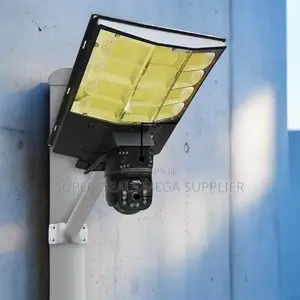 Quick Wake Up 12mp 4g PTZ Multiple Lens Camera With Solar Street Light