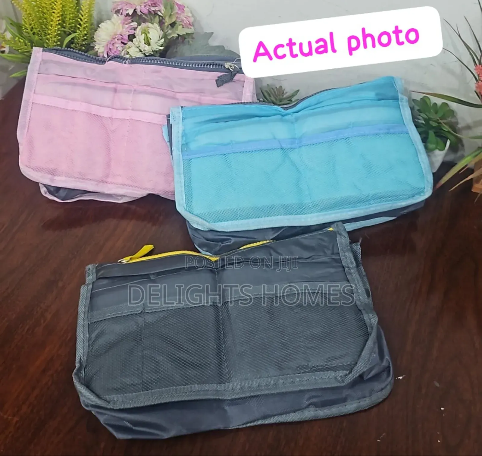 Multipurpose Waterproof 13 Pocket Mini Bag Organizer_pa