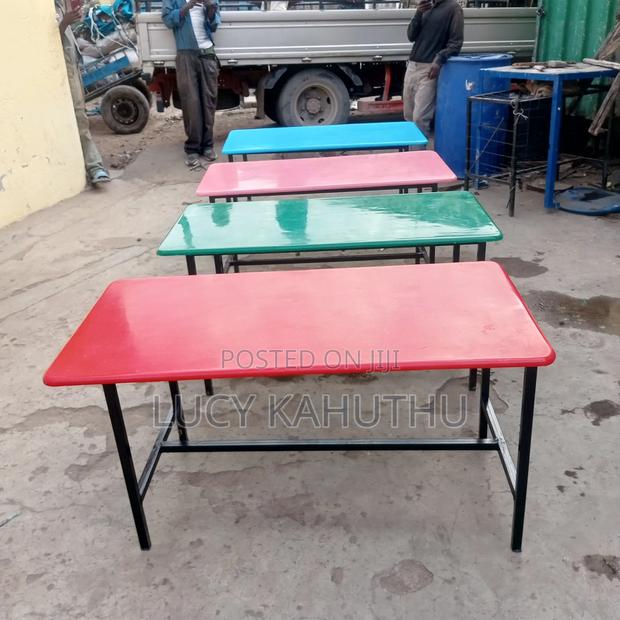 Kindergarten Table With Mixed Colors