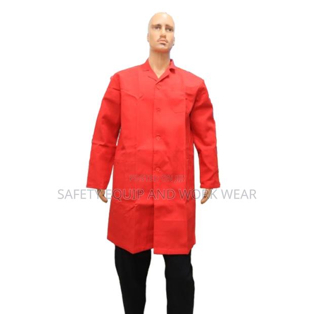 Worksafe Red Dust Coat - main view