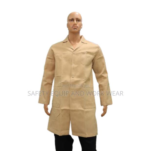 Grey Worksafe Dust Coats - main view