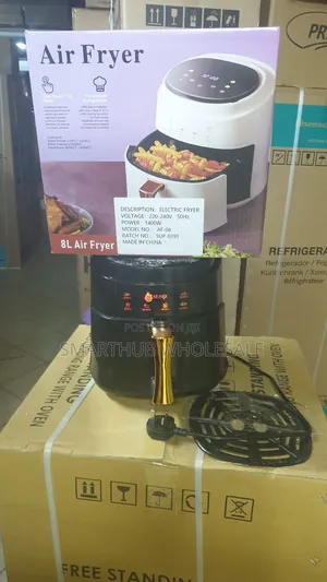 Nunix 8l Digital Air Fryer Oil Free Rapid Air Technology Touch Screen