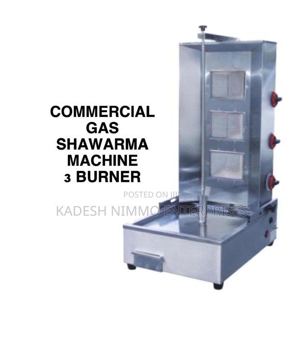 Stainless Steel 3 Burner Shawarma Machine