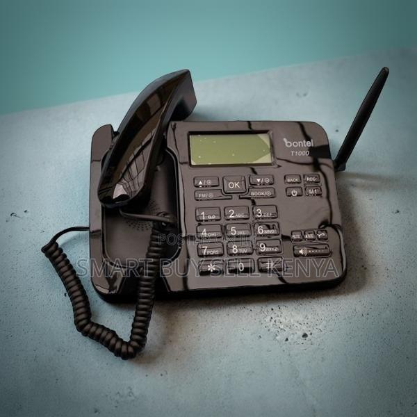 1 Year Warranty Bontel T1000 Dual Sim GSM Fixed Landline Desktop Phone