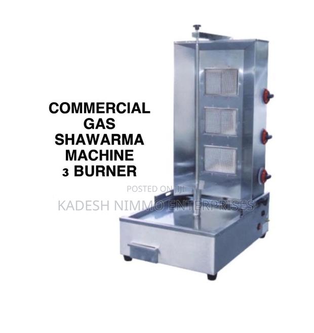 Highly Efficient 3 Burner Grill Shawarma - main view