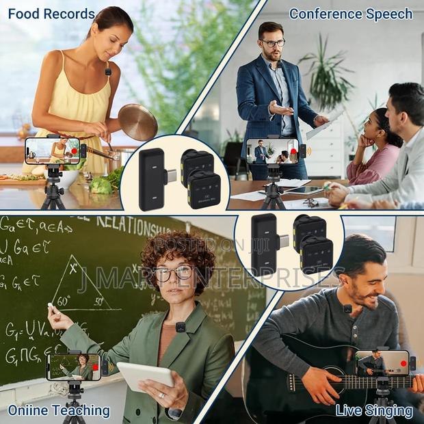 Lavalier Microphone Wireless; Plug Play Dual Wireless Microphone - thumbnail 3