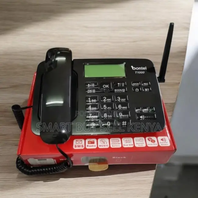 Inexpensive Bontel T1000 Dual Sim GSM Fixed Landline Desktop Phone