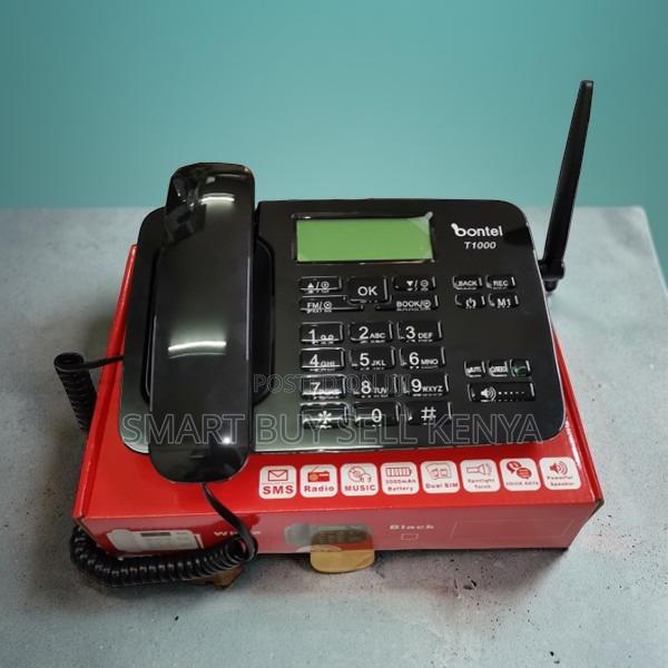 All Sim Card Long Lasting Bontel T1000 Dual Sim GSM Landline Phone