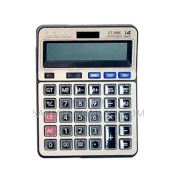 Superior Calculator Two Way Power 14 Digit Big Display With Battery