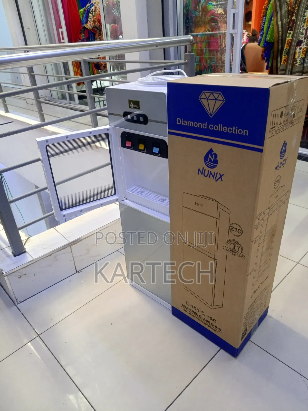 Nunix Z16c 3 Taps Hot, Normal Cold Water Dispenser