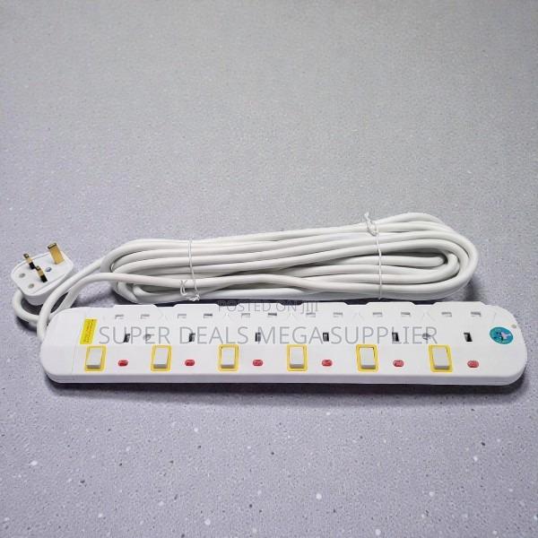JSB 6 Way High Quality Safety Power Board 5m Cable Power Extension