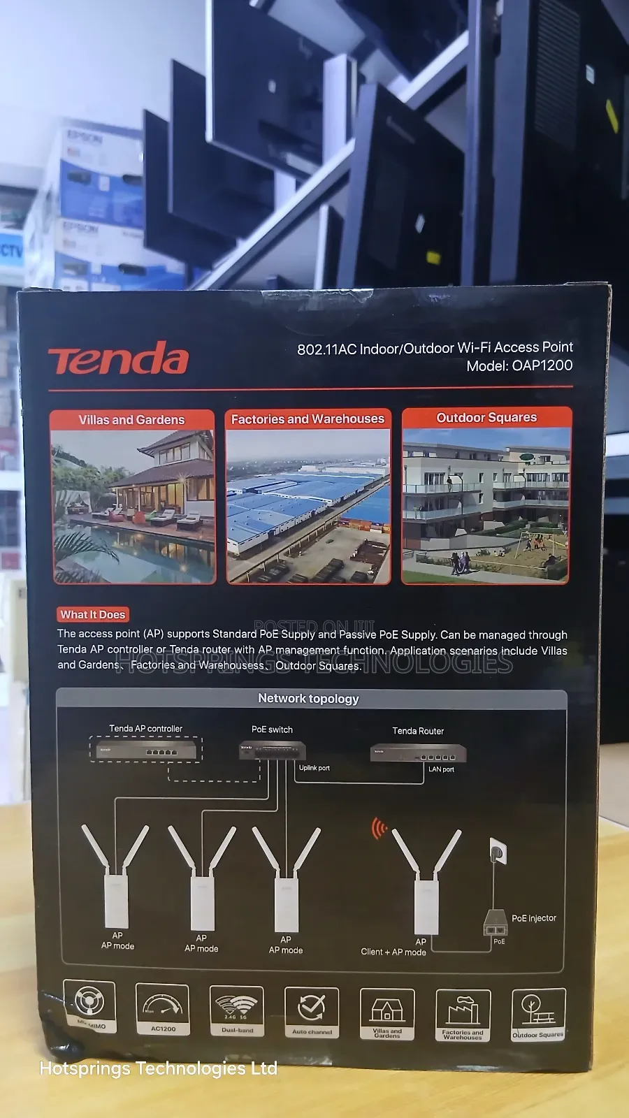 Tenda 802.11ac Indoor/Outdoor Wifi Access Point