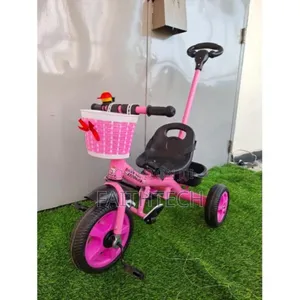 Tricycle With Push Handle