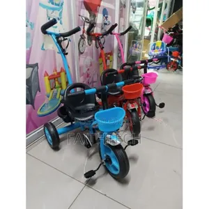 Tricycle With Push Handle