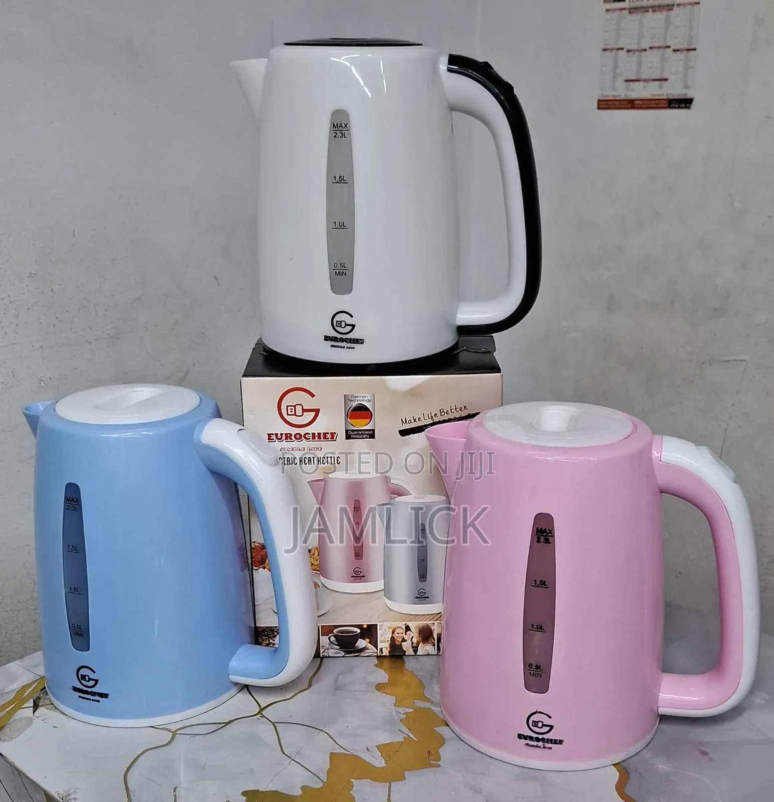 1500w Eurochef Electric Kettle –Pt
