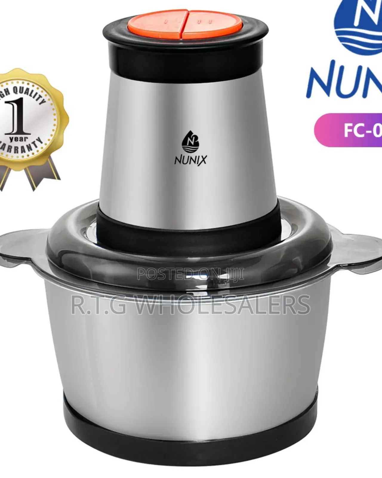 Nunix 2.0l Food Chopper – Efficient Durable Kitchen Helper
Powerful