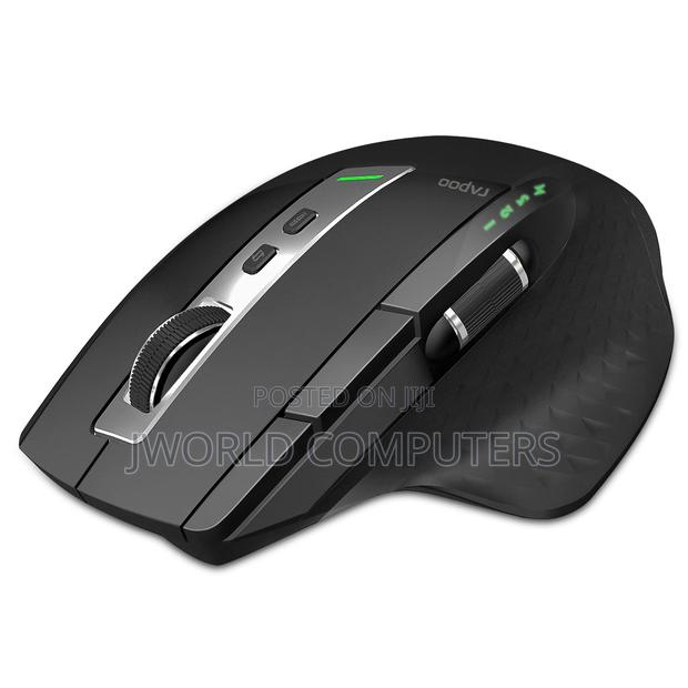Rapoo Multi-Mode Wireless Laser Mouse Mt750s - Black