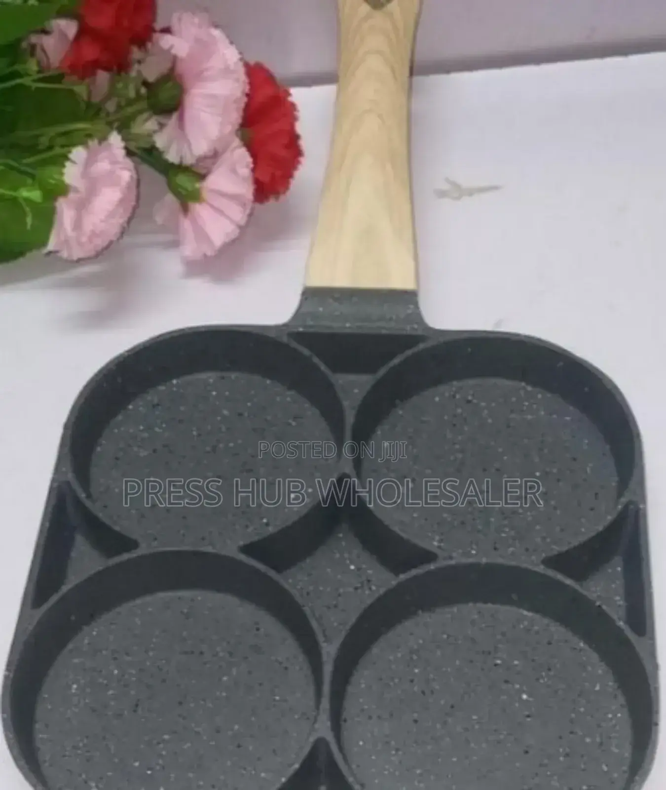 4hole Cast Iron Egg Frying Pan 