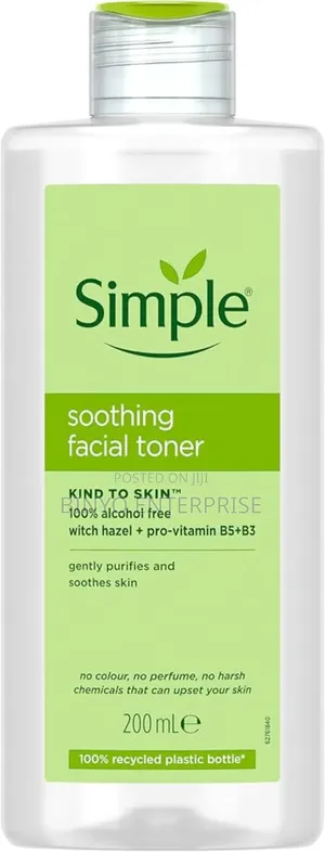 Simple Soothing Facial Toner