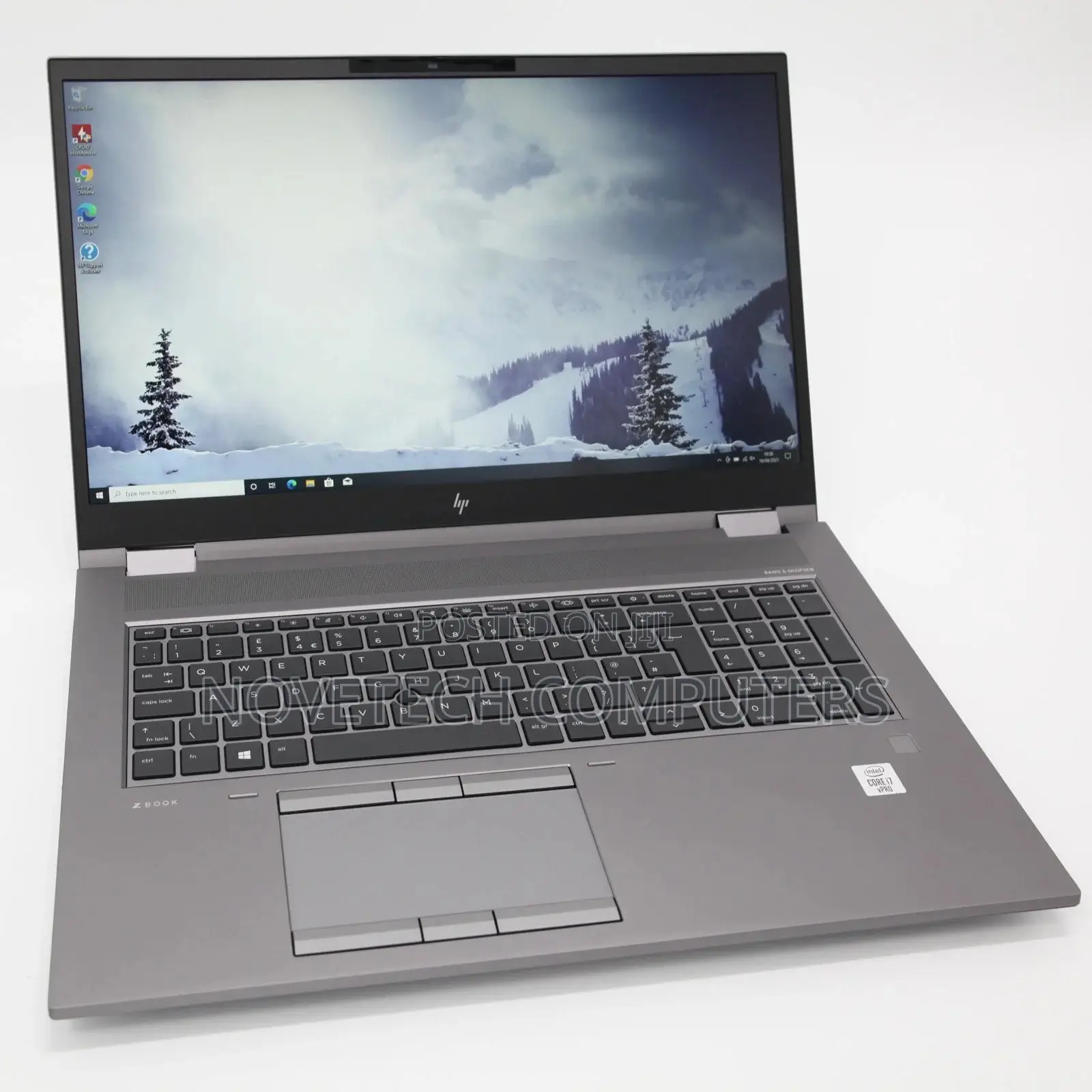 New Laptop HP ZBook Fury 17 G7 32GB Intel Core i7 SSD 512GB