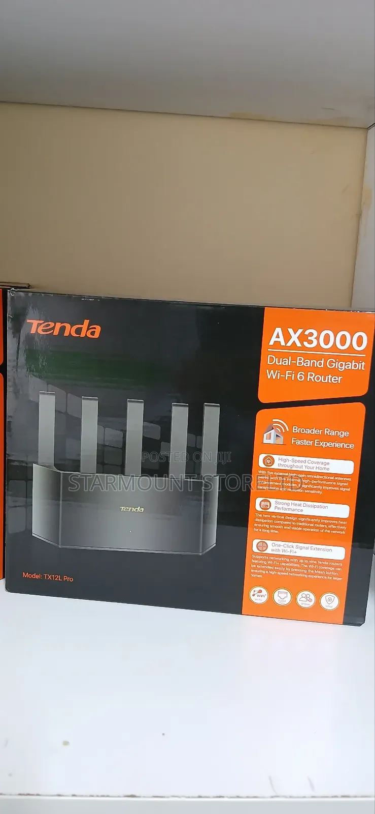 Tenda Tx12l Pro Ax3000 Dual-Band Gigabit Wi-Fi 6 Router