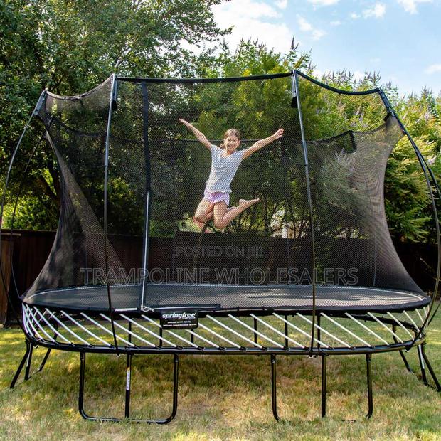 Safe Enclosure Net Included Trampolines - main view