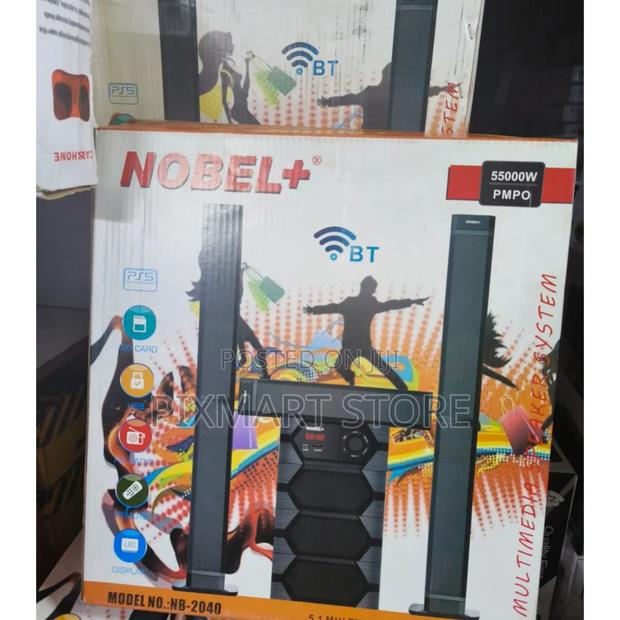 Nobel Nb-2040 Tall Boy Bt Home Theater Speaker System Pmpo