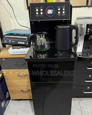 Electromate Bottom Load Hot Cold Water Dispenser With Coffee Maker