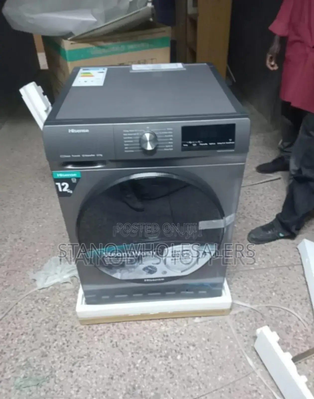 Restocked. Hisense 12kgs Frong Load Washing Machine. Stocked