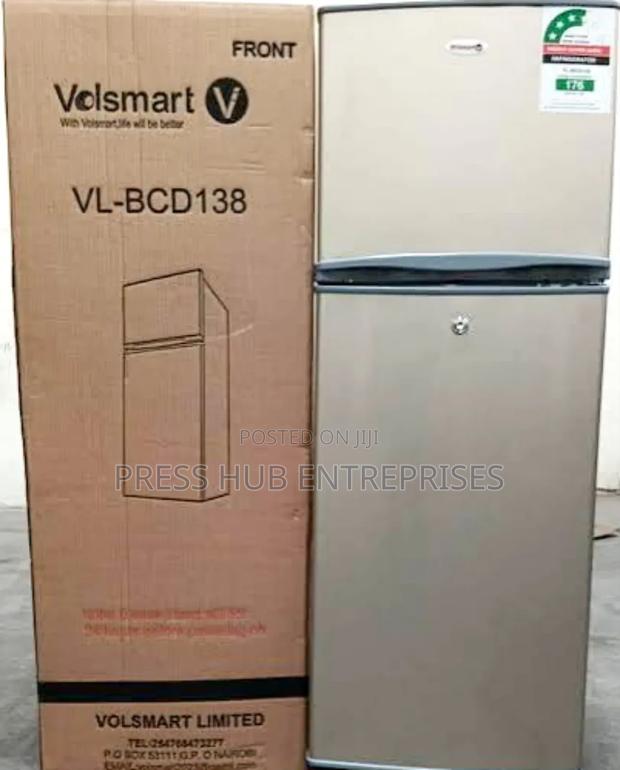 Volsmart 138l Double Door Refrigerator: - main view