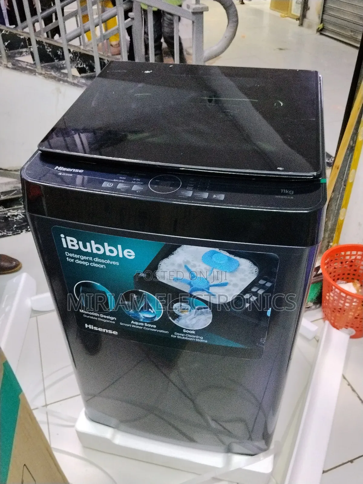 Hisense 11kg Top Load Automatic Washing Machine-Wta1112t