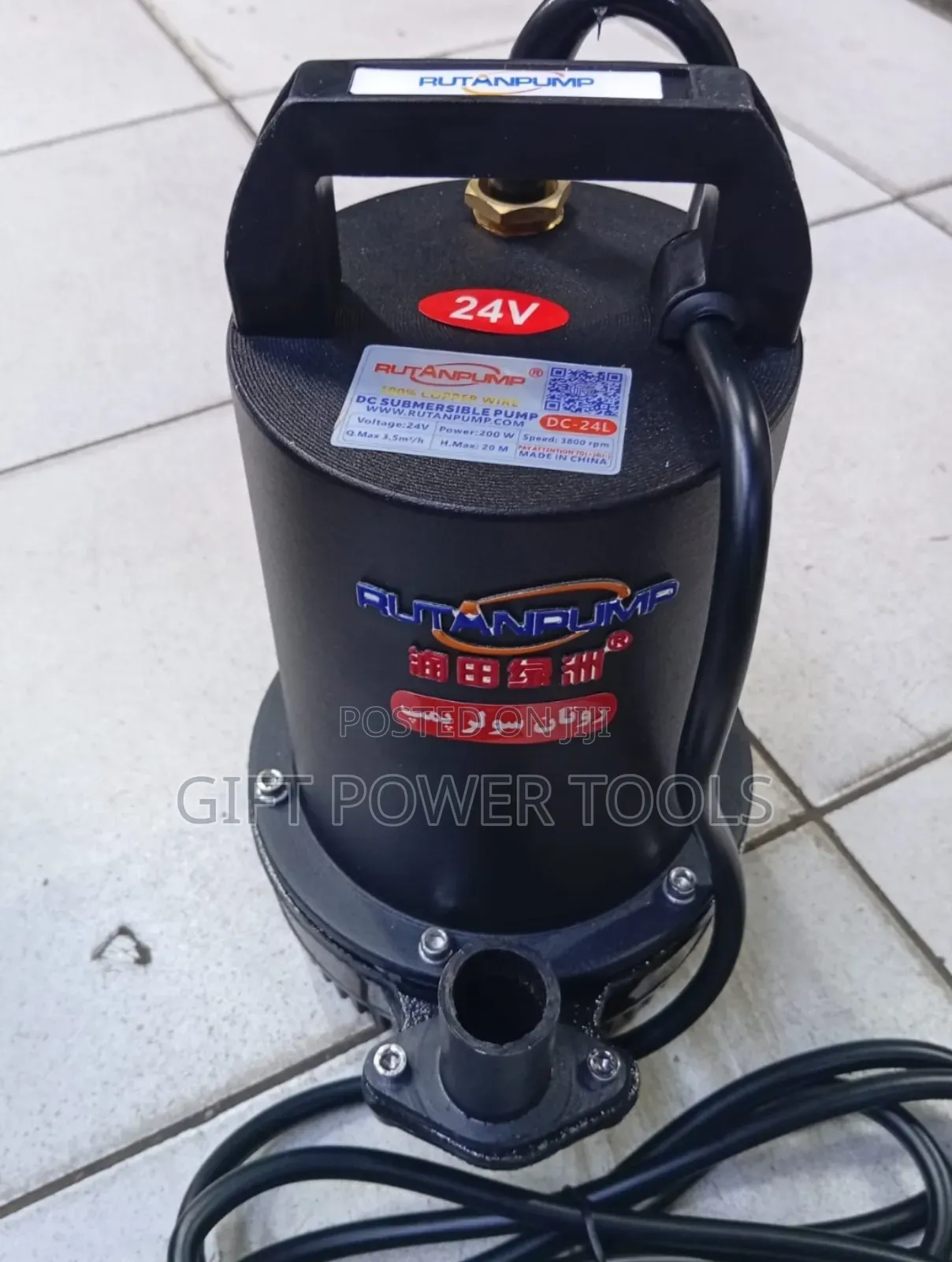 24v Submersible Water Pump/Rutan Solar(Battery)Pump