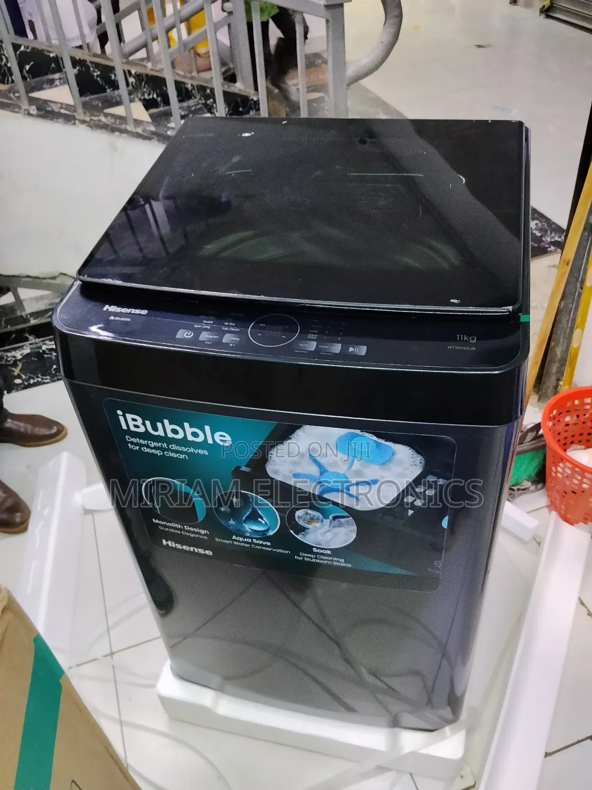 Hisense 11kg Top Load Automatic Washing Machine-Wta1112t