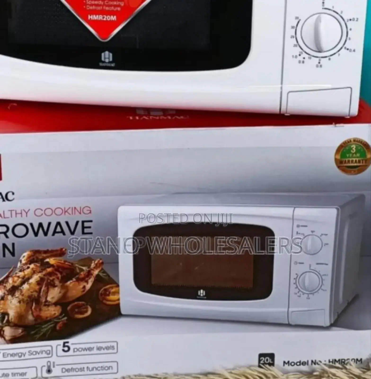 Colour White New Hanmac 20l Manual Microwave