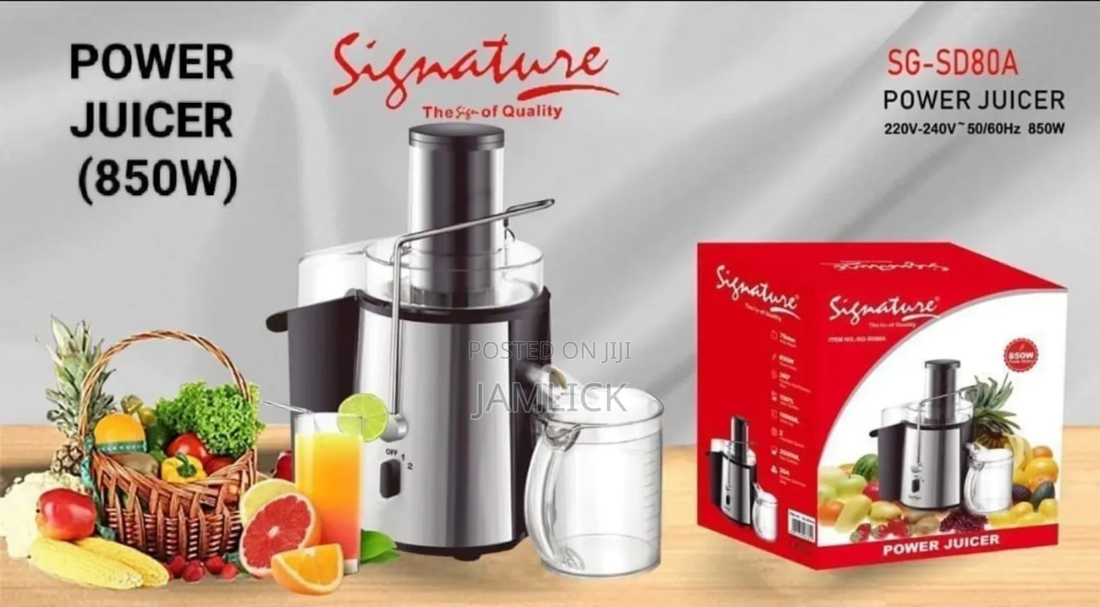 850w Signature Power Juicer - Pt