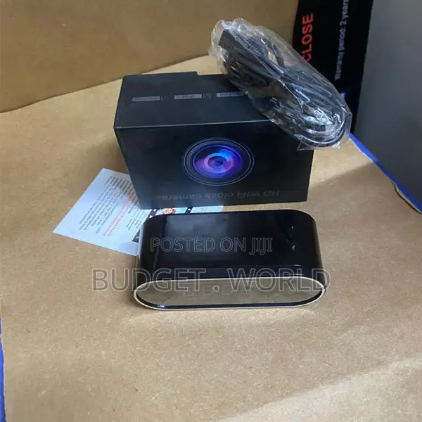 1080p Indoor Security Clock Camera