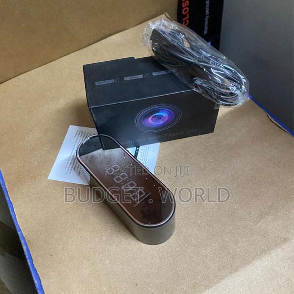 . Compact Round Clock With Hd Surveillance Camera - main view