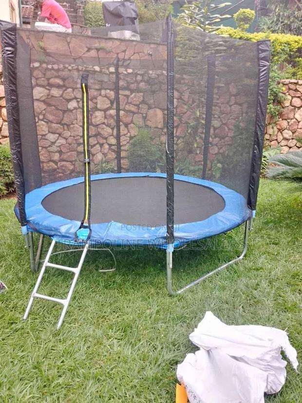 Excellent Backyard Fitness Equipment Trampolines - main view