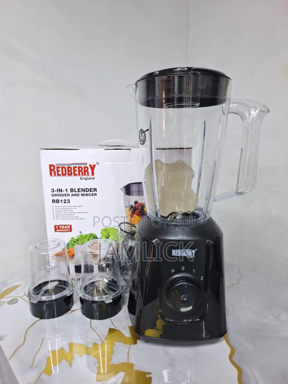 3-in-1 Blender – Mincer Grinder - Pt