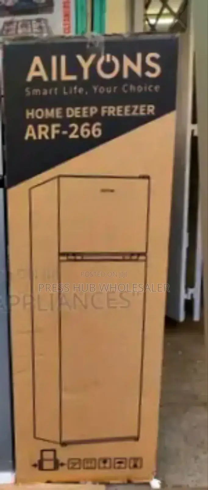 Ailyons 266l Double-Door Refrigerator : 