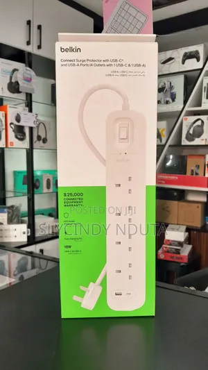 Belkin Connect Surge Protector 4-Outlet With Usb-C and Usb-A