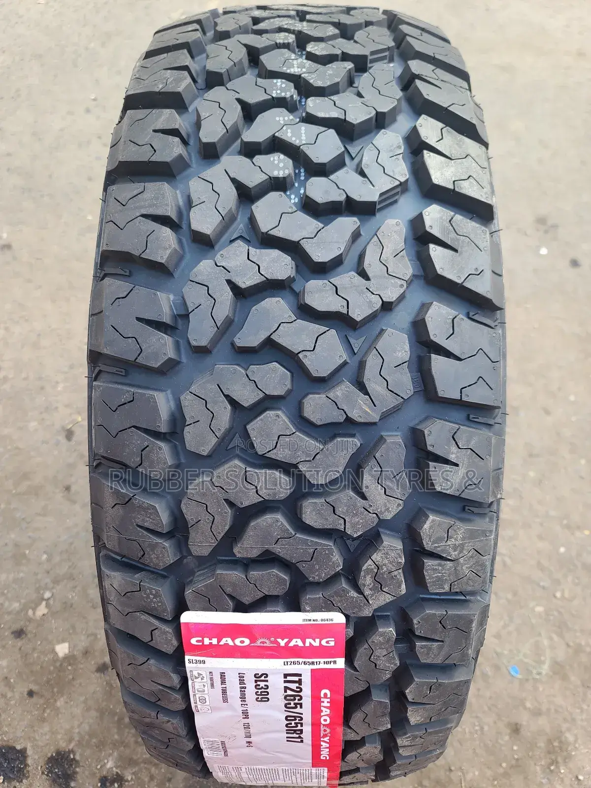 Lt 265 /65 R17 Chaoyang Tyres Sl399 All-Terrain