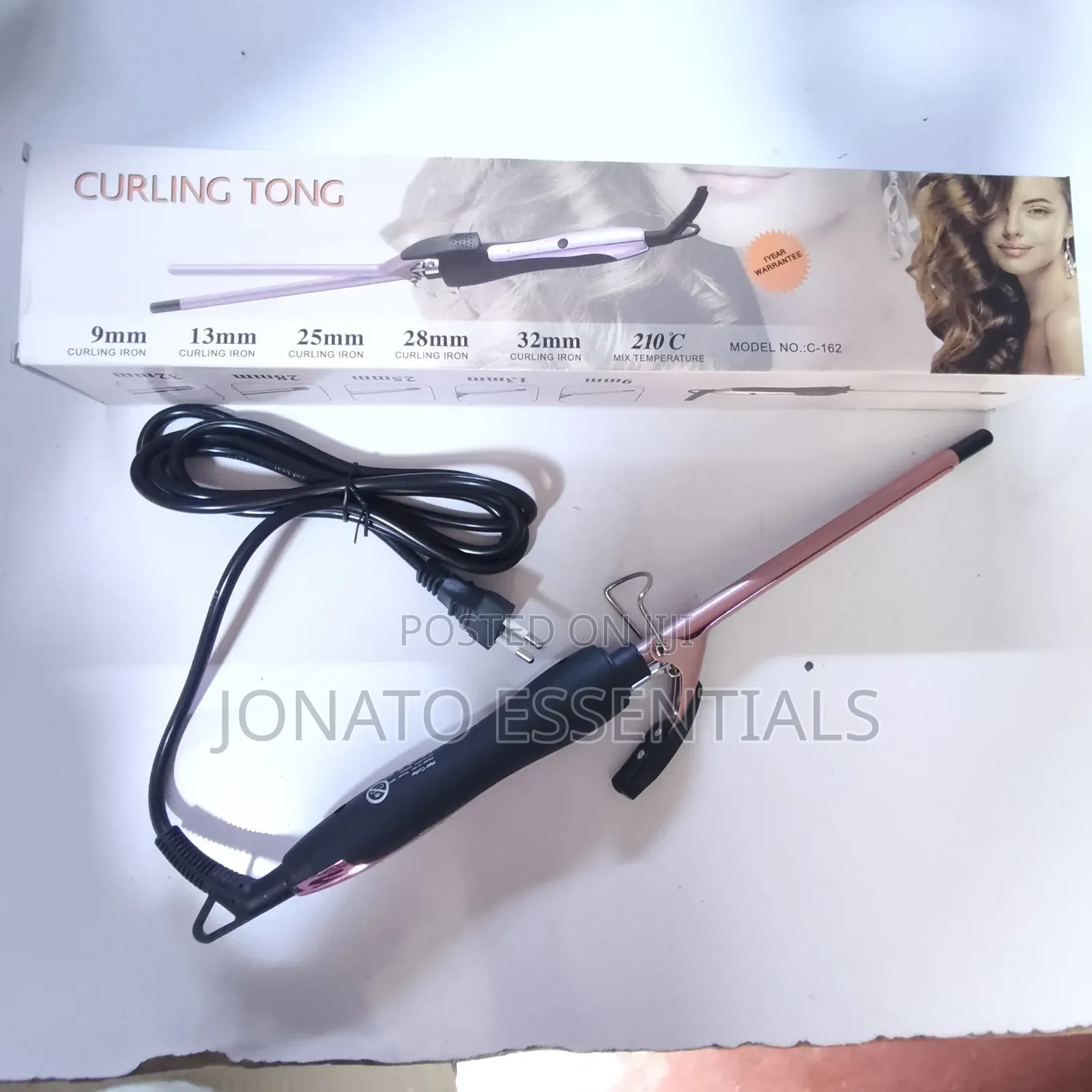 Curling Iron Professional 210°C Hair Tong Curler Kenya