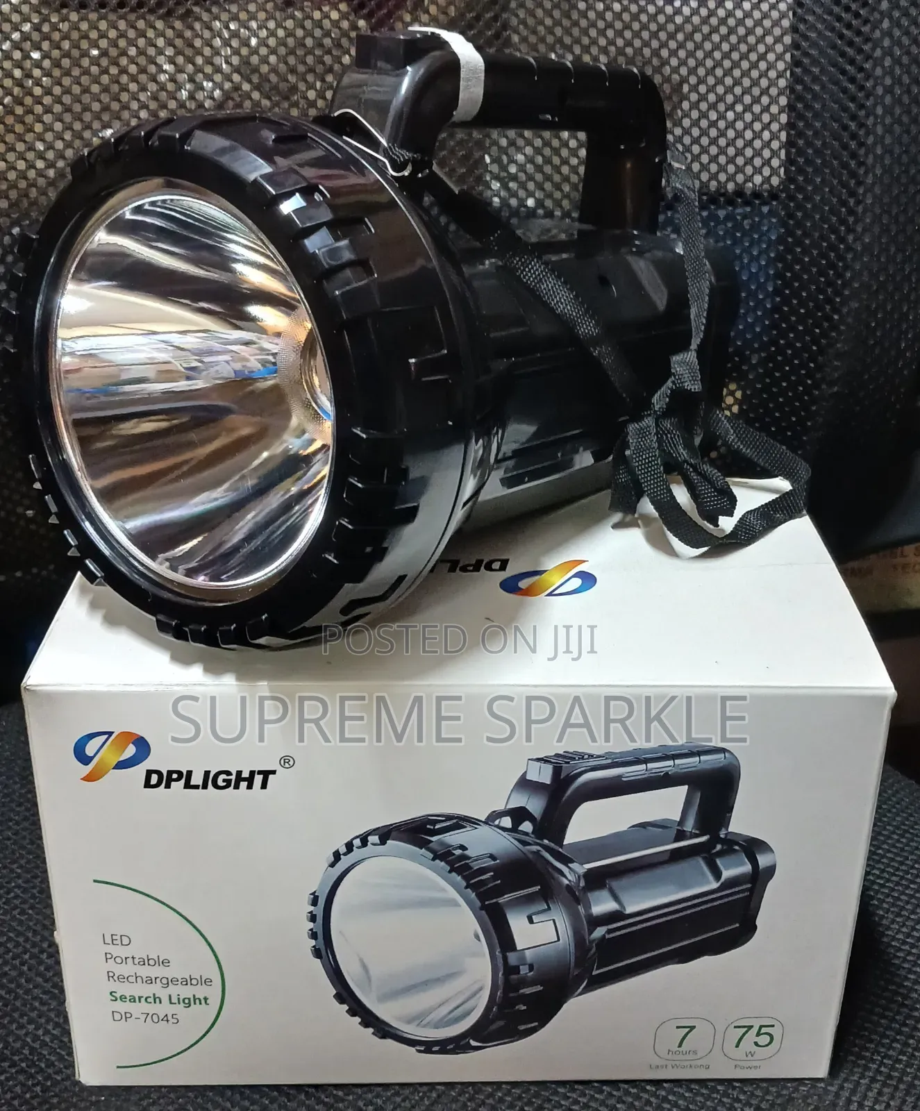 Dplight Dp-7045 Led Portable Rechargeable Torch 75w. Torch