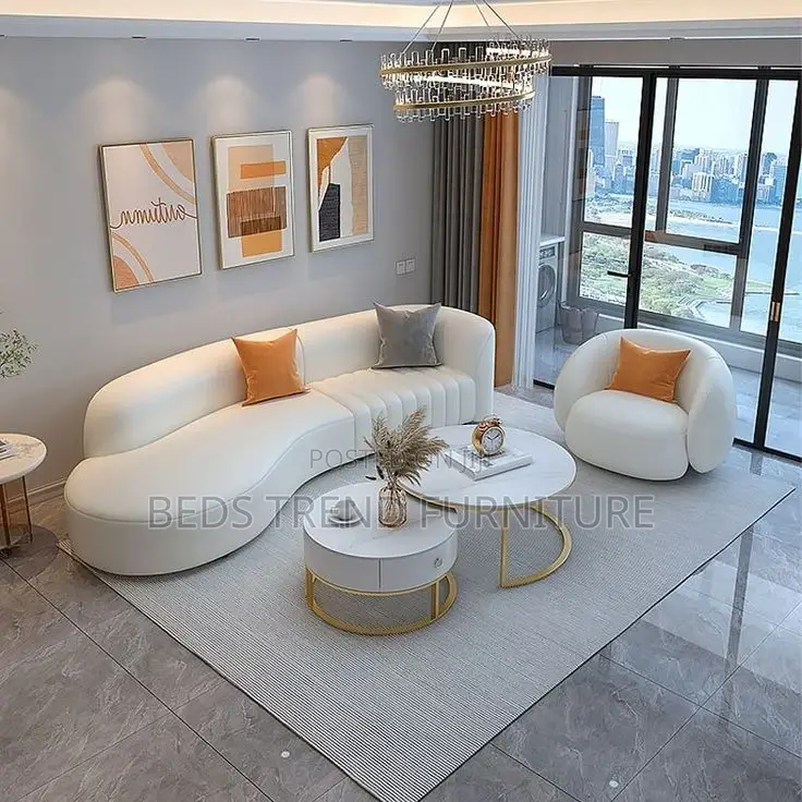 Artistic Fine 3 Seater C Sofa With an Armchair