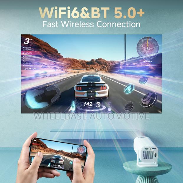 Hy300 Pro Smart Projector Android 4k Input Wifi 6 Bluetooth Portable - thumbnail 5